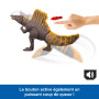 Mattel Jurassic World Renaissance Figurine articulée Spinosaurus, jouet dinosaure avec 2 mouvements d’attaque, fidèle au film, j