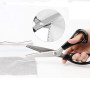 Fixinus Ciseaux en tissu zigzag 23,5 cm Ciseaux professionnels de tailleur, ciseaux de coupe en acier inoxydable, ciseaux tranch