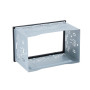 Hitopin Cadre d'Autoradio Universel 2 DIN, Universel en Métal avec Cadre, Cadre de Montage d'Autoradio, 2 DIN - Double Cadre en 