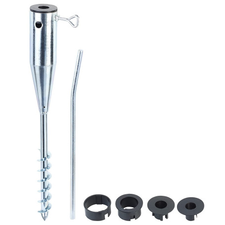 Royal Gardineer Pied de Parasol Universel en métal à Visser