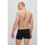 BOSS Hommes Trunk 3P Power Lot de Trois Boxers Courts en Coton Stretch avec Logo à la Taille