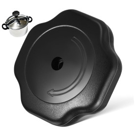 TOGEVAL Bouton de Poignée Bakélite Résistant Haute Température pour Couvercle Autocuiseur Remplacement Compatible Cocotte Instal