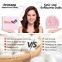 Umisleep Bonnet de Nuit 22 Momme en 100% Soie de mûrier - Bonnet de Nuit Doux Double Face pour Cheveux bouclés - Respirant - Lar