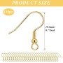 JEYORZY 150 PCS Crochet Boucles D'oreilles, Crochets Fil D'oreille, Crochets de Boucle d'Oreilles, Fermoir Boucles d'oreilles Ki