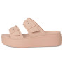 Crocs Brooklyn Buckle Low Wedge Sandale caleFemme