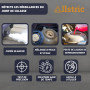 Allstric® Test CO2 Joint de Culasse | Testeur Joint de Culasse pour Voiture & Moteur | Kit Universel 50 Tests avec Liquide Réact