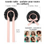 Umisleep 100% 22 Momme de Mûrier Bonnet Soie Cheveux Nuit pour Dormir, Bonnet de Nuit Doux en Soie Double Couche pour Cheveux Fr