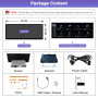 Road Top 12.3 inch Car Radio sans Fil Ecran Tactile CarPlay pour Audi A3/S3 2014-2019 Année avec MIB système, écran multimédia s