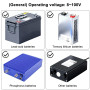 Moniteur de batterie DC 8-100V 300A testeur de batterie indicateur de courant de Batterie capacité moniteur avec capteur shunt e
