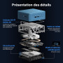 GEEKOM IT12 2026 Édition Mini PC avec Intel i5-12450H (Jusqu’à 4,4 GHz), SSD 512Go, 16Go RAM(Évolutif, Non-LPDDR), USB4, Windows