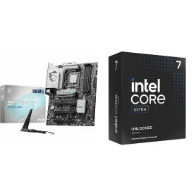 MSI B860 Gaming Plus WiFi Carte mère + Intel® Core™ Ultra 7 265KF processeur pour PC de Bureau 20 cœurs