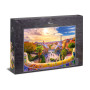 Ulmer Puzzleschmiede - Puzzle Park Güell Barcelona - Puzzle Classique de 1000 pièces - Monument d'Antoni Gaudi à Barcelone, Espa