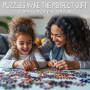 Puzzle animaux sur les toilettes pour adultes de 1 000 pièces, chat, girafe, tournesol, collage coloré pour salle de bain, décor
