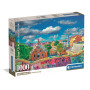 Clementoni - Puzzle pour Adultes 1000 Pièces, HQC Park Güell, Barcelona Compact Box, Fabriqué en Italie, 39954