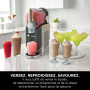 Ninja SLUSHi Machine à granités, Sans glace ni préparation, Grande capacité 1,9L, 5 modes préréglés, Boissons glacées comme cock