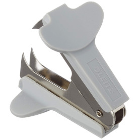 Leitz Ôte-Agrafes de Bureau, Gris Clair, Boîtier Ergonomique, 55900085