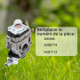 AMZSKU Carburateur Debroussailleuse 52cc 49cc 43cc Carbu Kit avec Joint, Tuyau, Bougie d'allumage et Filtre à Essence