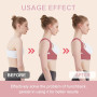 Correcteur de Posture, Redresseur de Dos, Posture Correcteur Dos Réglable, Ceinture Dorsale/Lombaire et Redresseur de Dos pour M
