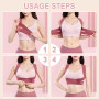 Correcteur de Posture, Redresseur de Dos, Posture Correcteur Dos Réglable, Ceinture Dorsale/Lombaire et Redresseur de Dos pour M