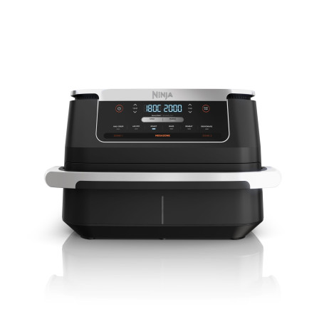 Ninja FlexDrawer Friteuse sans huile, Petite friteuse à air, double bac, compartiment 6,6L, appareil de cuisine multifonction 6-