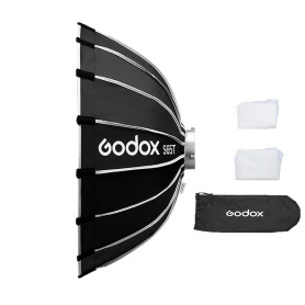 Godox S65T 65 cm/25,6 Pouces Softbox Parapluie à Dégagement Rapide Boîte à Lumière Pliable Professionnelle avec Support Bowen St