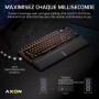CORSAIR VANGUARD PRO 96 Hall Effect Clavier de Jeu Magnétique Mécanique Filaire – 96%, MGX Hyperdrive Commutateurs, Interrogatio