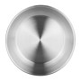 Sitram 716942 Lot de 3 Poêles 100% Acier Inoxydable ARPEGE Ø 20,24,28 cm Ext. Miroir - Cuisine saine car SANS Revêtement Anti-ad