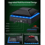 Ventilateur de Refroidissement RGB pour Xbox Series X avec Filtre Anti-poussière & 7 Modes D'éclairage LED, Refroidisseur pour X