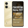 realme Note 70T 4G 4+128Go Smartphone, 6.75 Pouces d'écran, Gold, 90Hz d'affichage, 6000 mAh de Batterie, 32 MP de caméra, Proce