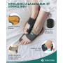 TENICORE Amélioré Hallux Valgus Correcteur avec 2 Barres d'angle，Orthese Hallux Valgus avec Coussin en Silicone Soulagement des 