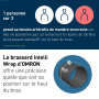 OMRON X4 Connect AFib – appareil tension artérielle bras – connexion Bluetooth – Tensiomètre bras OMRON validé cliniquement – Dé
