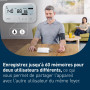 OMRON X4 Connect AFib – appareil tension artérielle bras – connexion Bluetooth – Tensiomètre bras OMRON validé cliniquement – Dé