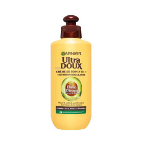 Garnier Ultra Doux À l'Huile d'Avocat et Beurre de Karité - Crème de soin sans rinçage Cheveux buclés à frisés 200 ml