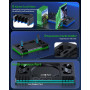 Support de charge avec accessoires de ventilateur de refroidissement intelligent AI pour Xbox Series X avec haute puissance, dou