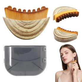 Brosse de Contour Lymphatique pour le Visage, Brosses de Contour pour le Visage, Brosse Drainage Lymphatique pour la Mâchoire et