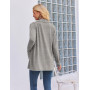Zeagoo Cardigan long élégant pour femme - Manches longues - Ouvert sur le devant - Cardigan fin - Automne - Avec poches - Décont