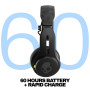 Skullcandy Icon ANC Casque Supra-Auriculaire Bluetooth sans Fil, Suppression Active du Bruit, 60 Heures d’Autonomie, Résistance 
