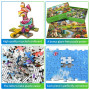 Puzzle 1000 pièces pour adultes, jeu éducatif classique magnifique décoration colorée, chaude et mignonne Ferme Cadeaux de puzzl