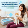 PetSafe - ScoopFree - Bac à Litière Auto-Nettoyante ScoopFree de PetSafe, Deuxième Génération - Plus Besoin de Ramasser, Contrôl