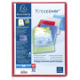 Exacompta - Réf. 5789E - 1 Protège-documents Kreacover Chromaline - 80 pochettes cristal lisse - 160 vues - pour A4 - dim 24 x 3