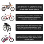 Couvre Rayon,PSLER 72 Pièces Peaux de Rayons Enjoliveurs de Jantes Housses de Protection Réutilisables pour Moto de Montagne en 