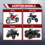 WOOSTAR CNC Bouchon de Réservoir de Carburant Couvrir Remplacement pour Taotao Roketa Apollo SSR 50cc 70cc 110cc 125cc 150cc ATV