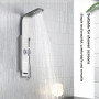 Gekufa Mitigeur Thermostatique de Douche en Laiton, Robinet de Sortie Deux en Un G1/2" pour Salle de Bain, Eau Froide et Chaude 
