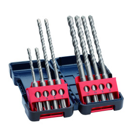 Bosch Accessories 8x Coffret Forets SDS Plus-3 (pour Béton, Tough Box, Ã˜ 5â€“10 mm, Accessoires Rotary Hammer Drills)