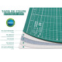 Elan Tapis de Découpe A4 Vert, Tapis de Coupe Auto-cicatrisant 22x30 CM, Planche de Découpe à 5 Couches, Self-Healing Cutting Ma