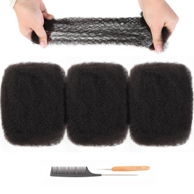 Originea Afro Kinky Bulk Human Hair for Locks Extensions Cheveux Naturel Humains 20cm 3 packs kinky-curly bulk twist meches pour