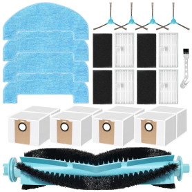 18Pièces Accessoires pour Proscenic Q8 Max,pour Mova E20 PLUS,pour MONSGA MS1 Max,pour Liectroux M70 Pro aspirateur rechange, br
