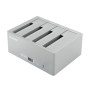 MAIWO Cloneur de disque dur à 4 baies, station d'accueil SATA SSD/HDD 2,5/3,5" avec clone hors ligne, adaptateur USB 3.0 vers SA