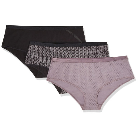 Dim Boxer Femme Les Pockets Coton Couleurs & Motifs x3