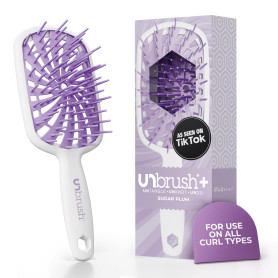 FHI Heat UNbrush ! UNbrush Plus Brosse démêlante pour un démêlage doux et efficace sur les types de cheveux humides ou secs frag